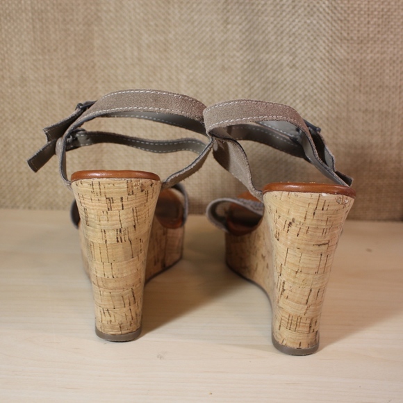American Eagle Outfitters Cork Wedge Sandals, 9 - Picture 6 of 8